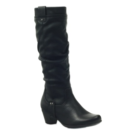 Schwarze Stiefel, super bequeme Aloeloe 1