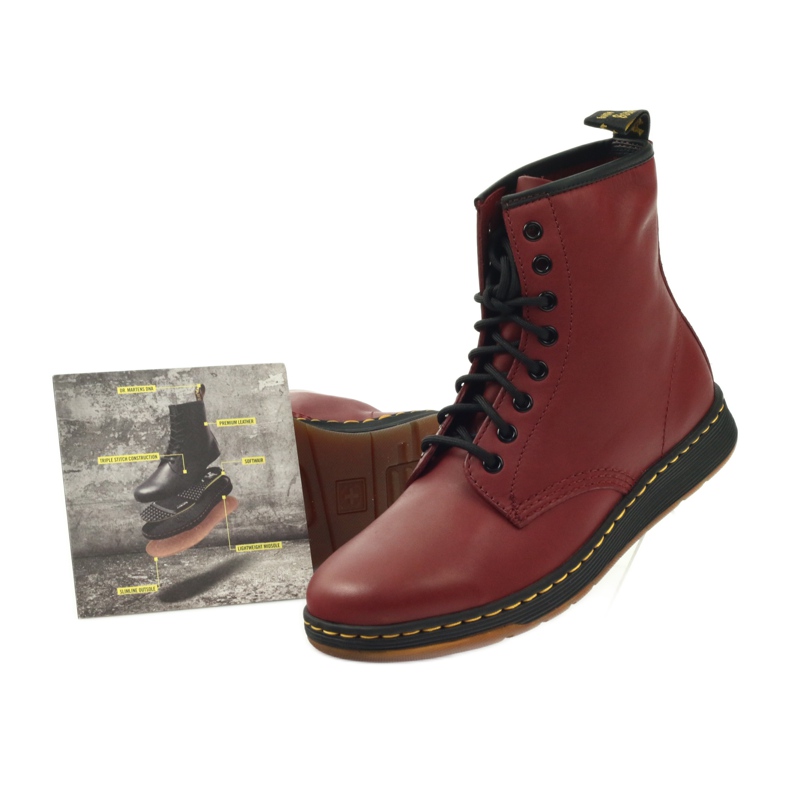DR. Martens Newton Kirschrot mehrfarbig 5