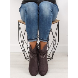 Schärpengürtel mit grauen PE103 Graue Nieten 1