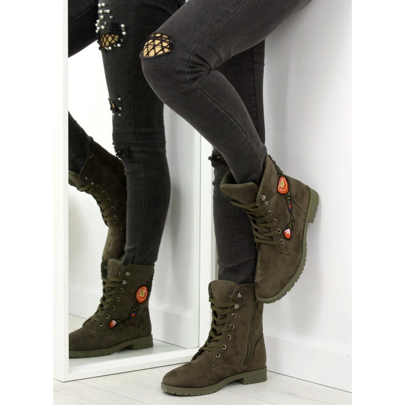 Arbeiter mit Stickerei AB-9 Army Green grün 1