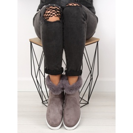 Graue knöchelhohe Sneakers NB252P 1