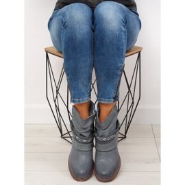 Blaue blaue Damenstiefel 815-PA Blau 1