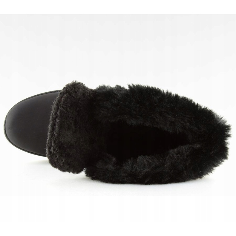 Schwarze isolierte Holzstiefel BL137P Schwarz 1