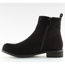 Schwarze Chelsea-Boots für Damen NS025P Schwarz 2