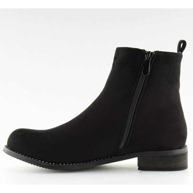 Schwarze Chelsea-Boots für Damen NS025P Schwarz 2