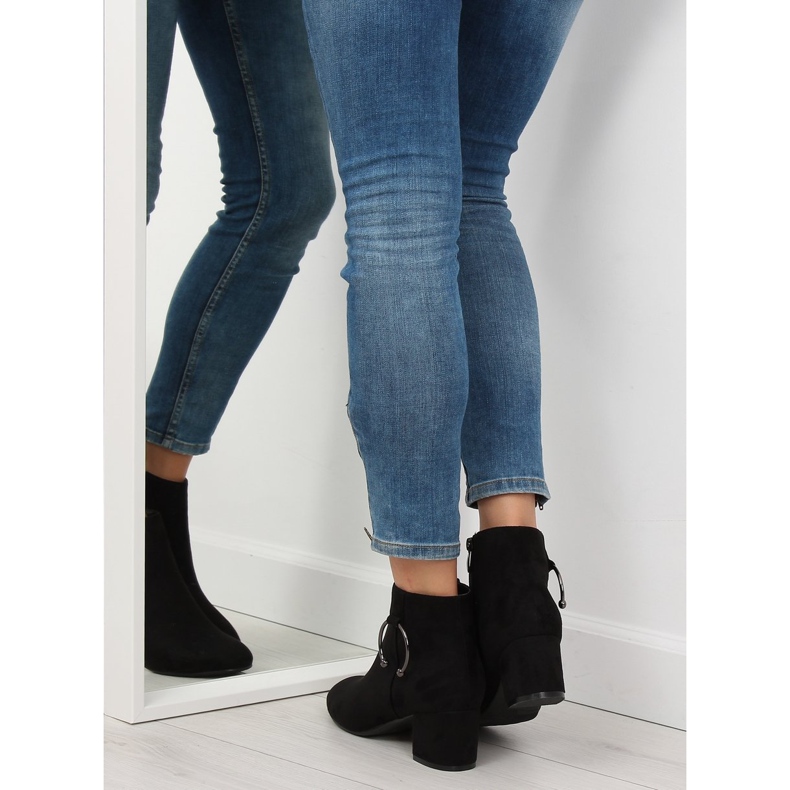 Schwarz PE192 Schwarze High Heels 1