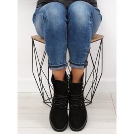 Schwarze Wildleder Arbeiter NC698 Black 2