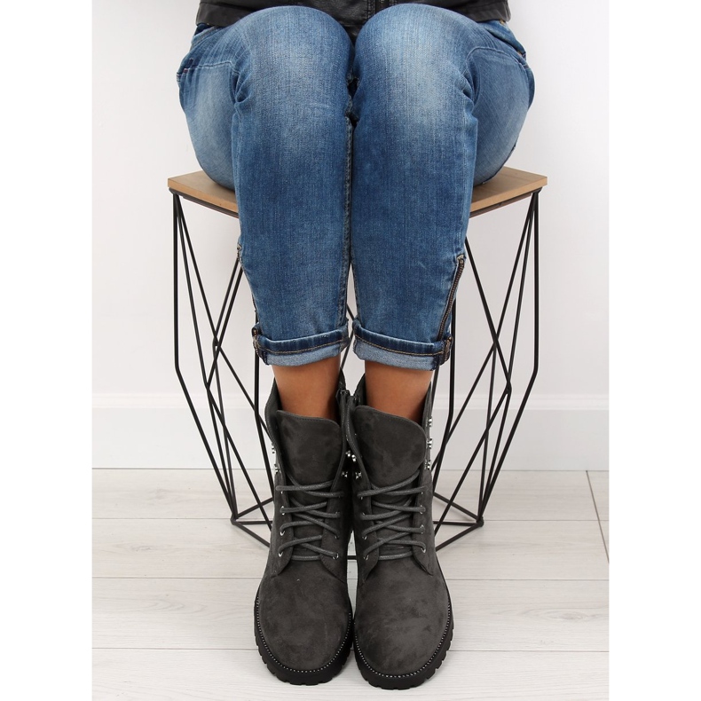 Graue Wildleder-Arbeiter NC698 Grau 2