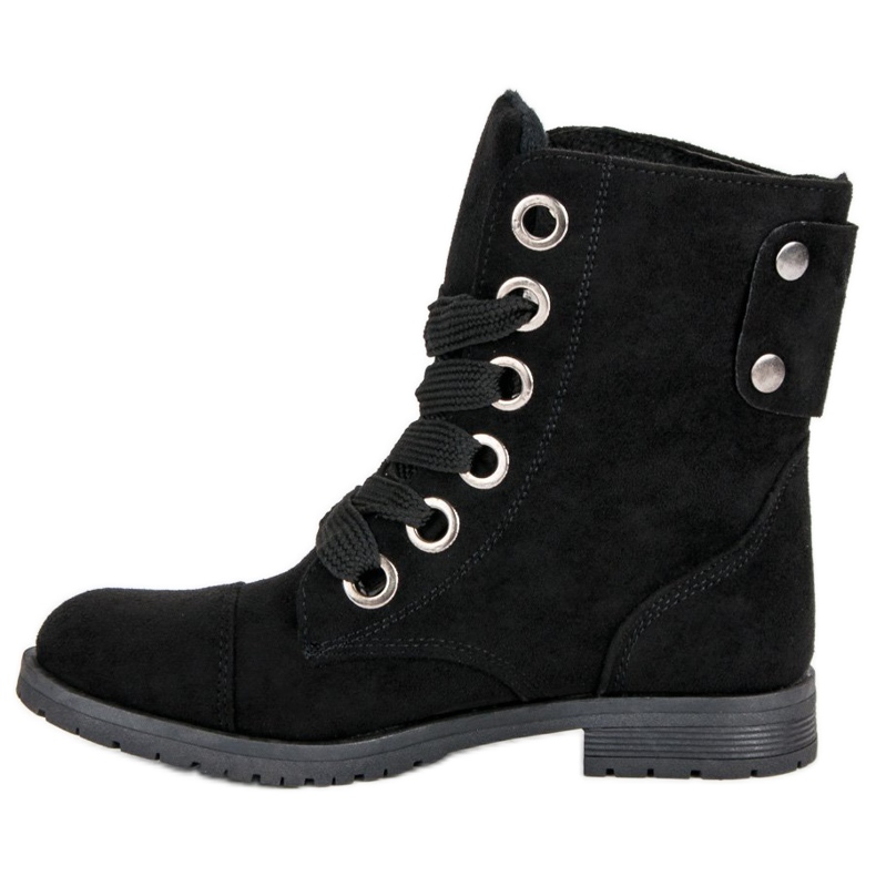 Schwarze Wildleder-Arbeiter 1