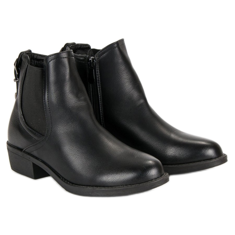 Groto Gogo Schwarze klassische Stiefel 2