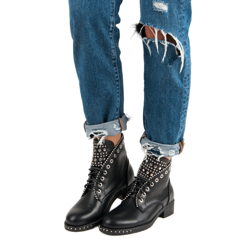 Seastar Stylische Arbeitsstiefel schwarz 1