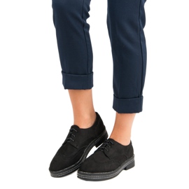 Seastar Modische Wildlederschuhe schwarz 1