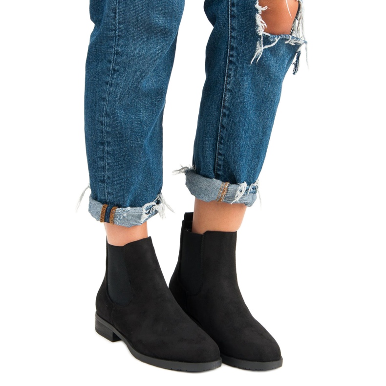 Seastar Jodhpur-Stiefel aus Wildleder schwarz 1