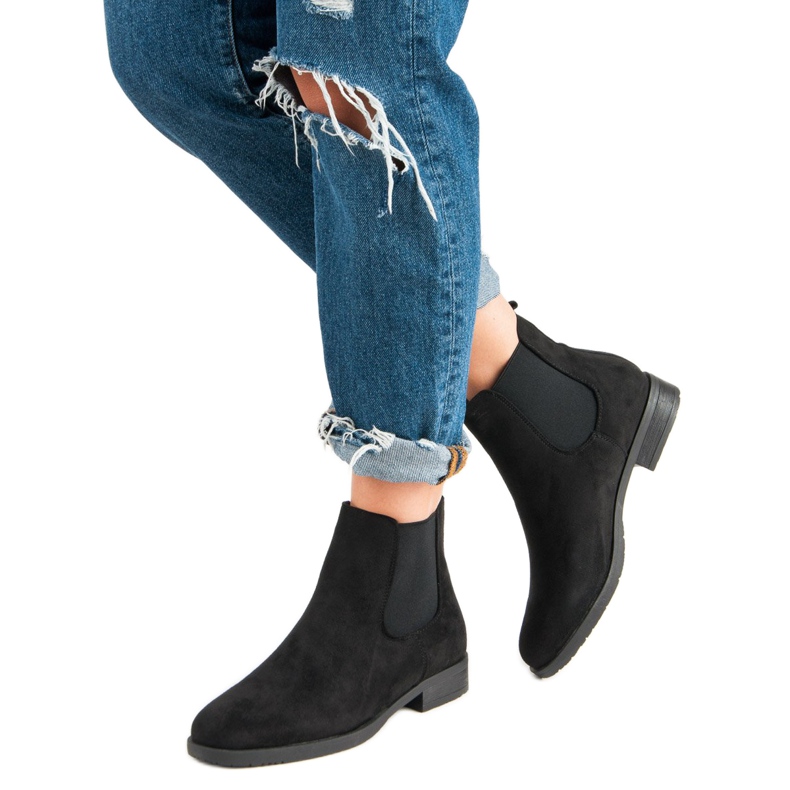 Seastar Jodhpur-Stiefel aus Wildleder schwarz 2