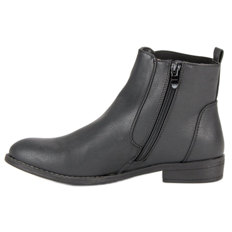 Groto Gogo Bequeme Booties Jodhpur-Stiefel schwarz 1