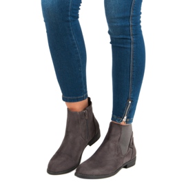 Groto Gogo Bequeme Jodhpur-Stiefel grau 1