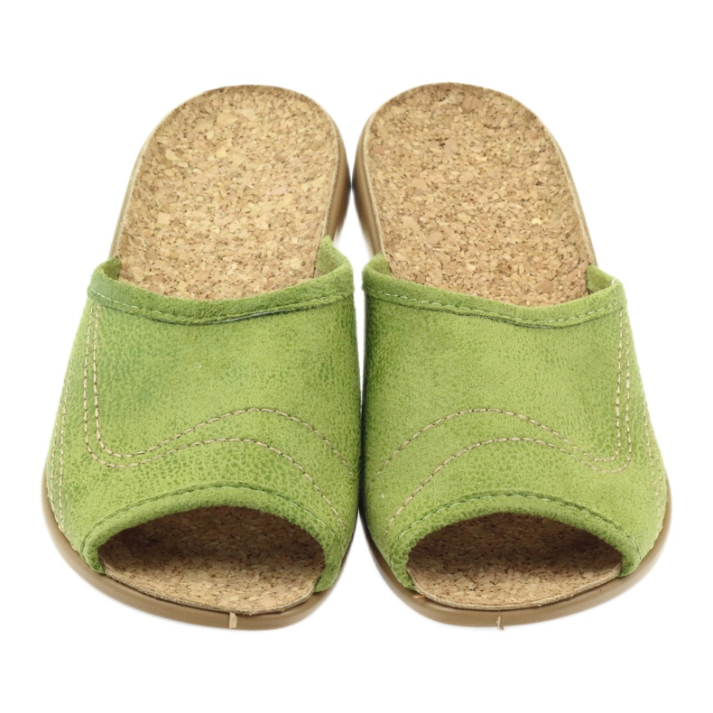 Befado Damenschuhe Hausschuhe 254D021 Hausschuhe grün 3
