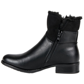 Forever Folie Warme Damenstiefel schwarz 1