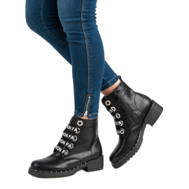 Workery Fashion Stiefel schwarz 1