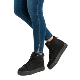 SDS Schwarze Sportstiefeletten 1