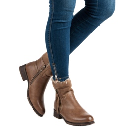 Forever Folie Warme Damenstiefel braun 2