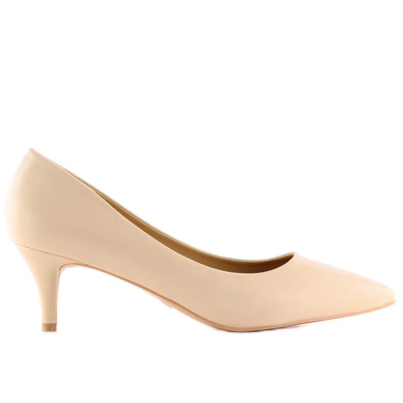 Pumps mit niedrigem Absatz beige 123-3 Beige 2