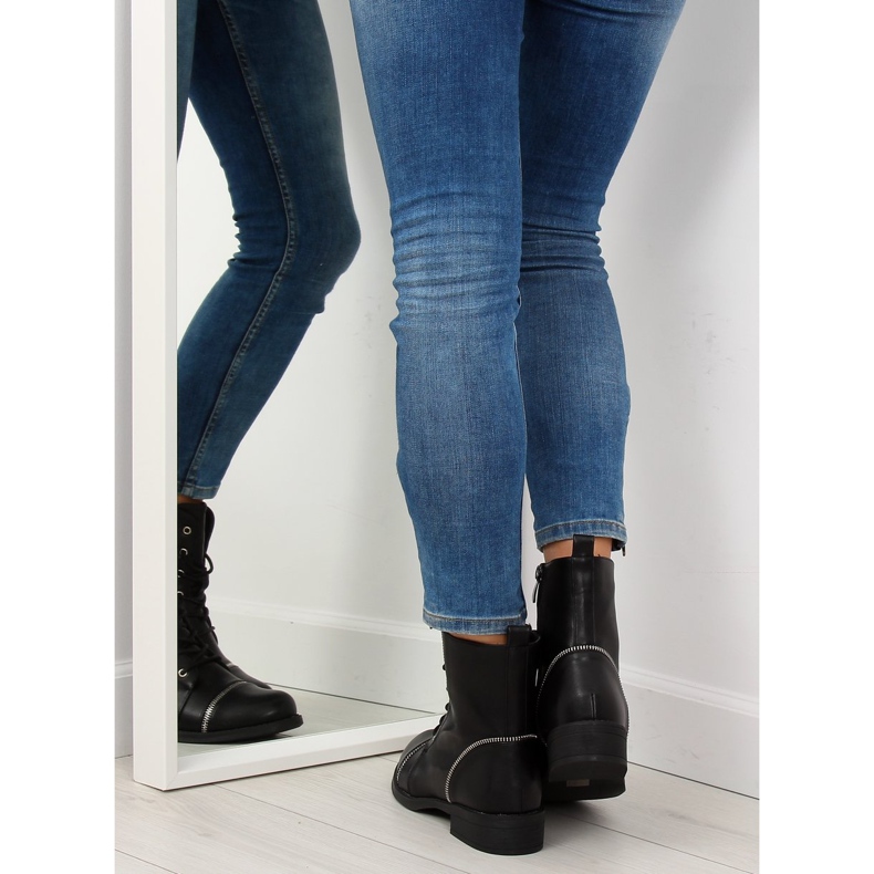 Schwarz Arbeitsstiefel JW5 Schwarz 1