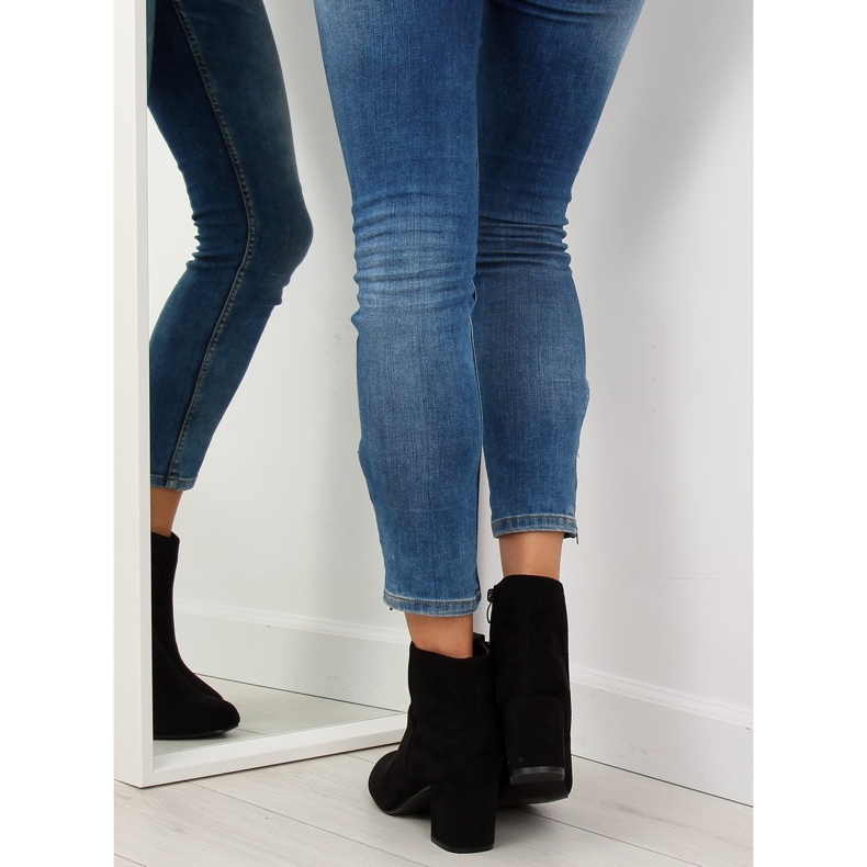 Schwarze Stiefeletten F780 schwarz 1