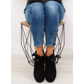 Schwarz Schwarz XY-528 Schwarze Jodhpur-Stiefel 1