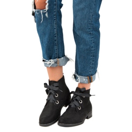 Seastar Gebundene Wildlederstiefeletten schwarz 1