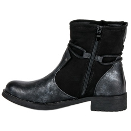 Forever Folie Modische Stiefel für den Herbst schwarz 1