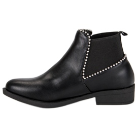 Elegante Chelsea-Boots schwarz 1