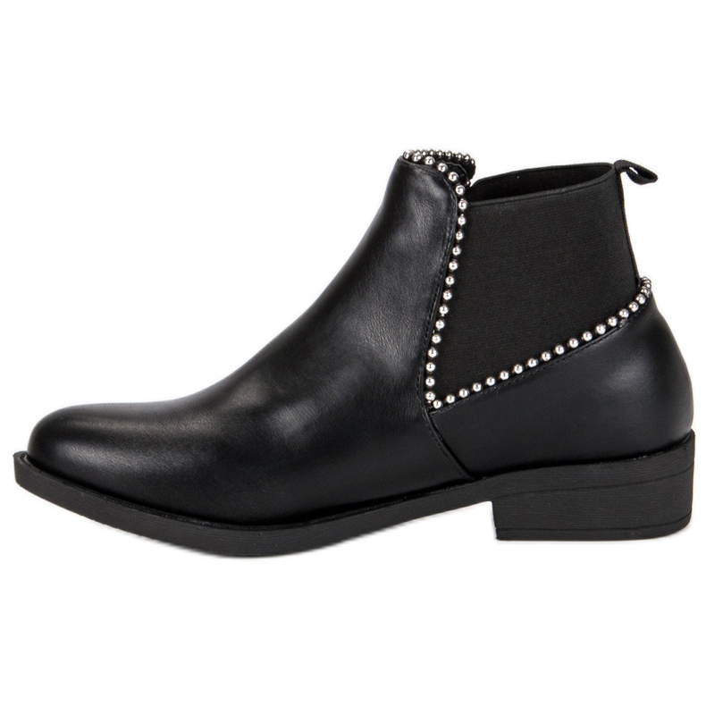 Elegante Chelsea-Boots schwarz 1