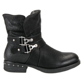 Forever Folie Schwarze Arbeiterstiefel 1