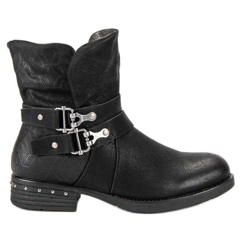 Forever Folie Schwarze Arbeiterstiefel 1