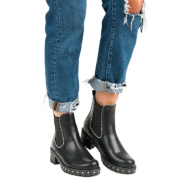 Bestelle Rock Boot Jodhpurstiefel schwarz 1