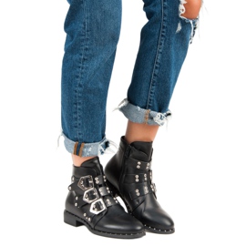 Kayla Rockstiefel schwarz 1