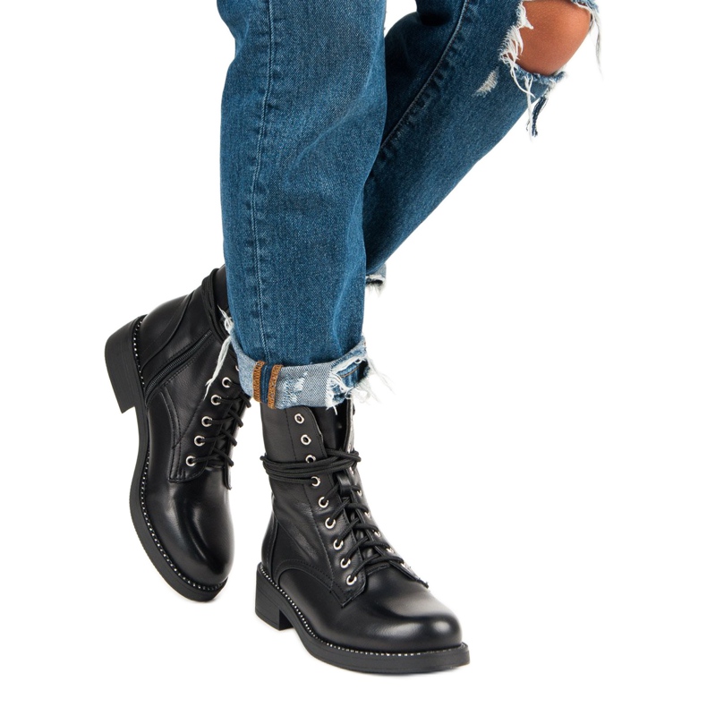 Super Me Schwarze Taschen mit Knoten 2