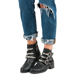 SDS Stylische Arbeitsstiefel schwarz 1