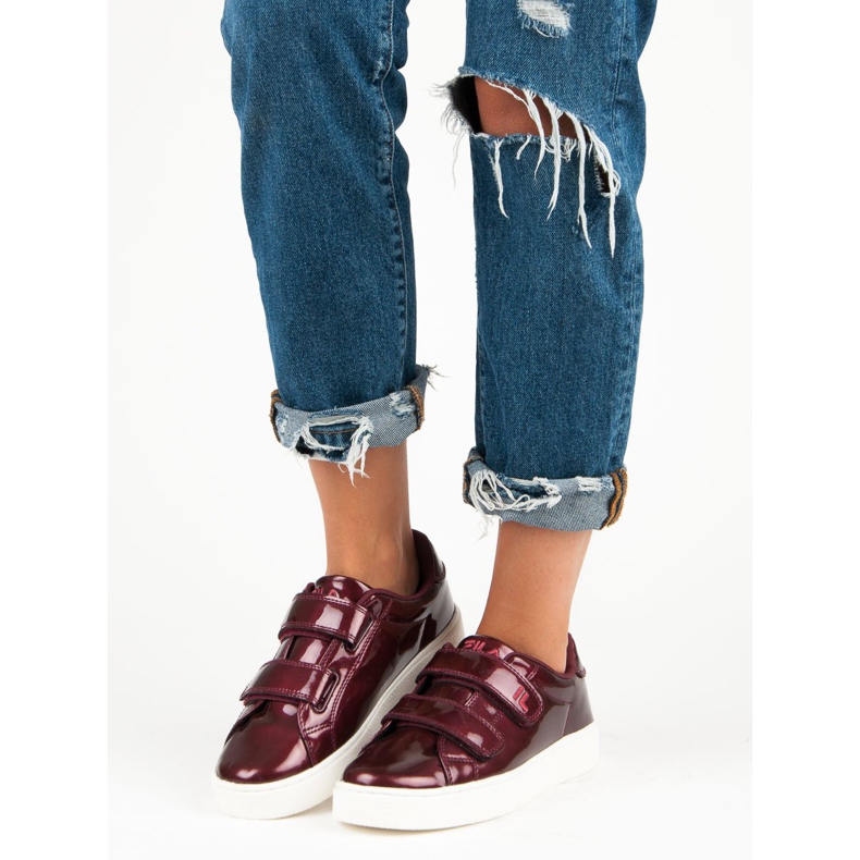 Fila Upstage Velcro Low Wmn rot 1