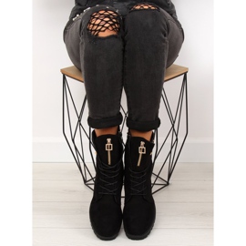 Schwarz Arbeitsstiefel HX-015 Schwarz 1