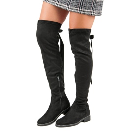 Seastar Elegante Wildlederstiefel schwarz 2