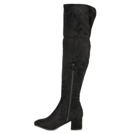 Seastar Overknee-Stiefel aus Wildleder schwarz 1