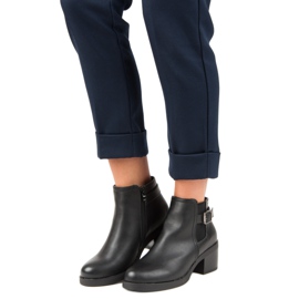 Anesia Paris Bequeme Chelsea-Boots schwarz 1