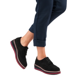 Wildlederschuhe Schraubstöcke schwarz 2