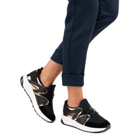 Stylische Sportschuhe schwarz 2