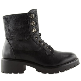 Schwarze Stiefel für Damen 1621 Schwarz 1