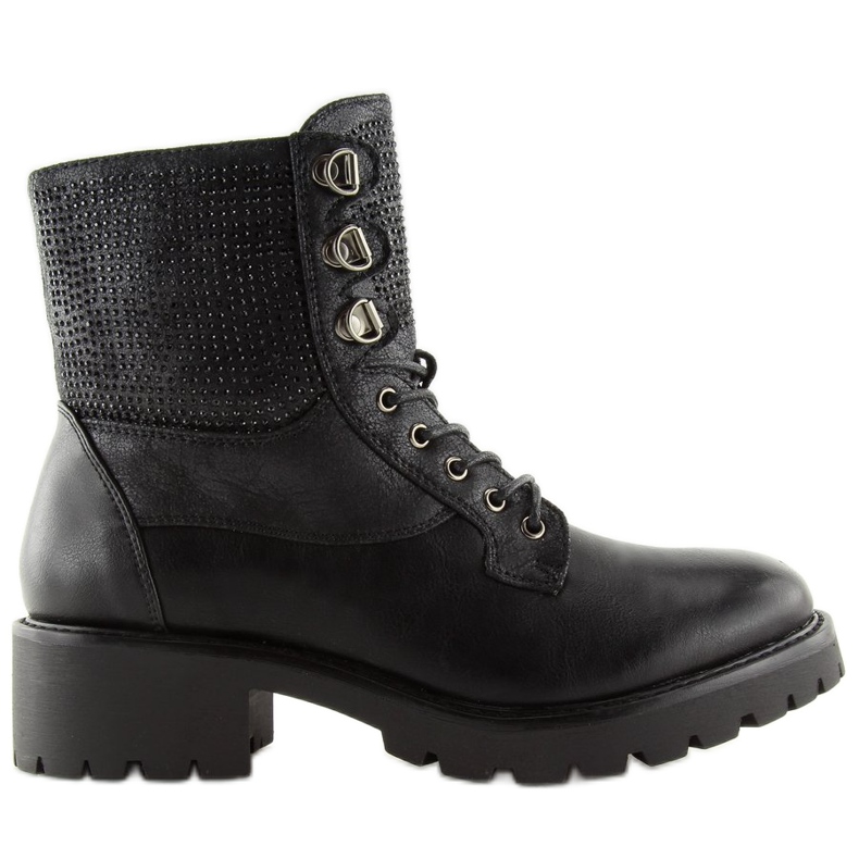 Schwarze Stiefel für Damen 1621 Schwarz 1