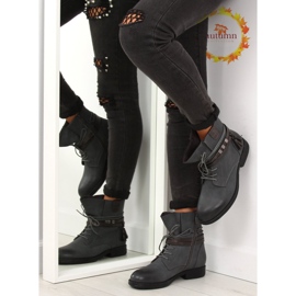 Grau Damen Stiefel grau BH52-KB grau 1