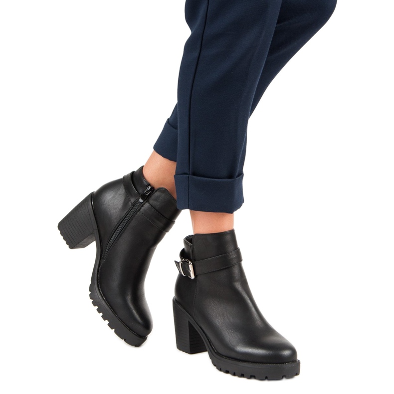 Kayla Jeden Tag schwarze Stiefel 2